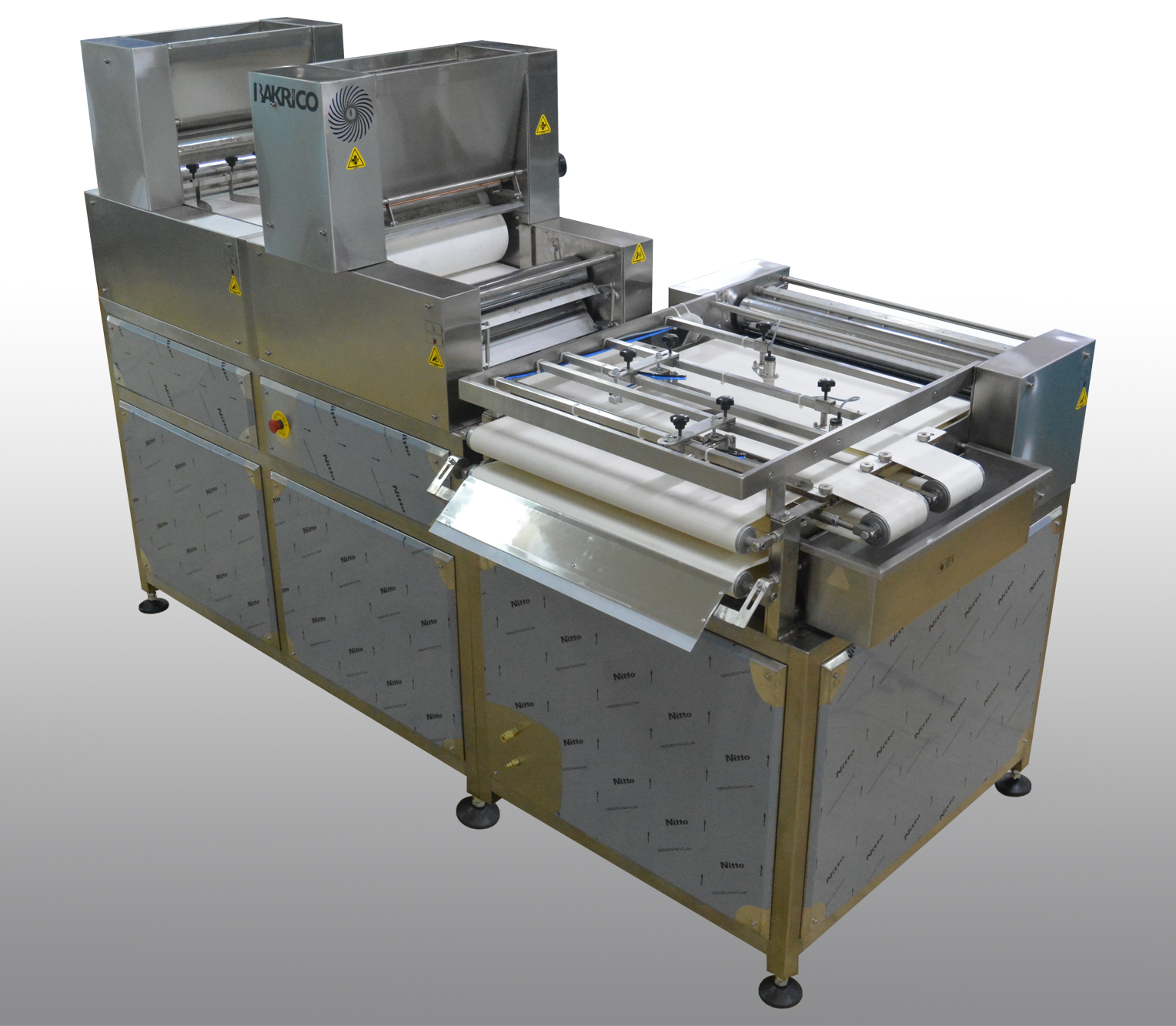 Automatic Dough Flattener as part of the Arabic Pita bread line
