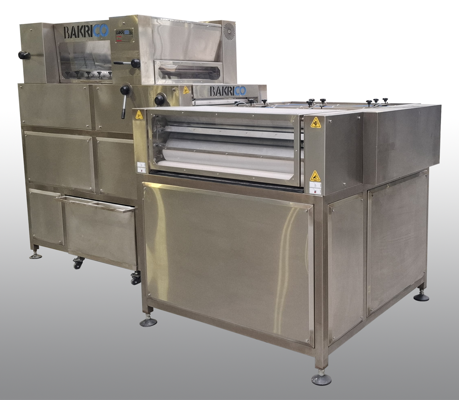 Automatic Dough Flattener as part of the Arabic Pita Bread line