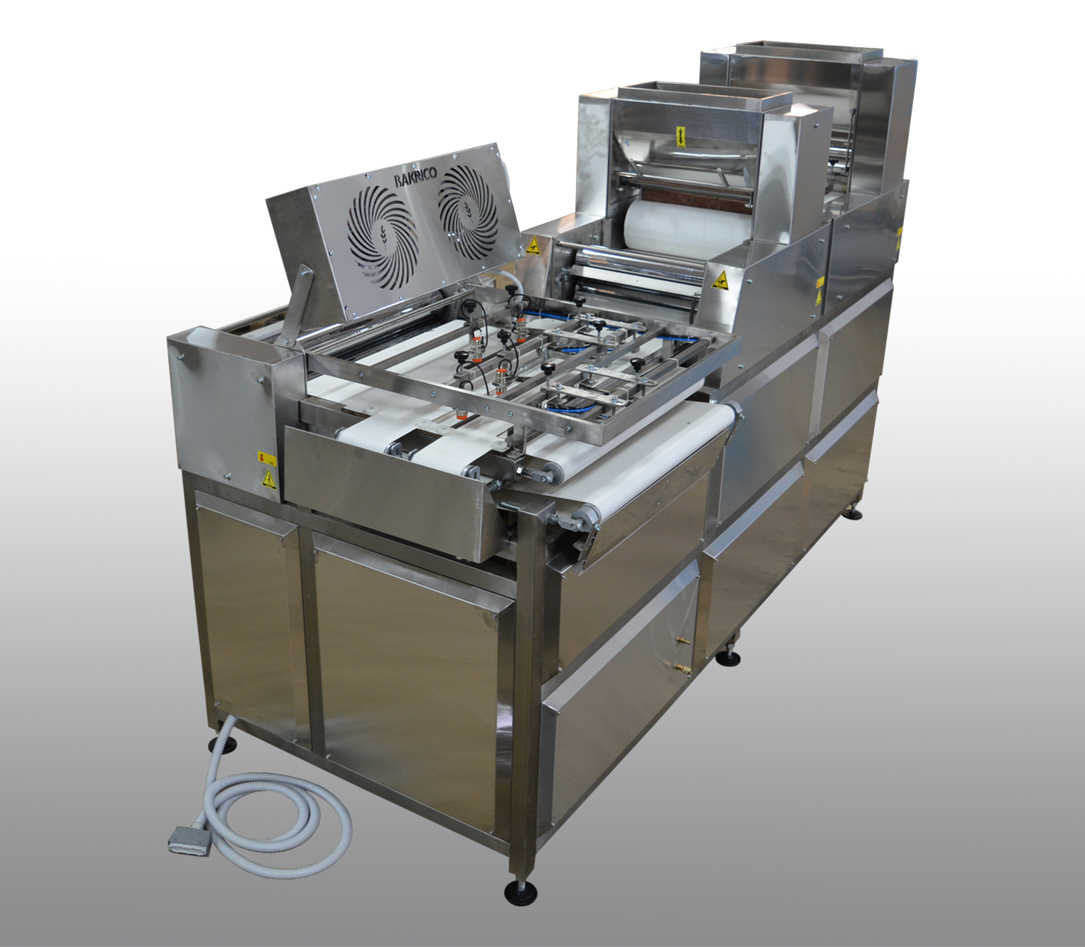 Automatic Dough Flattener as part of the Tortilla Bread Line