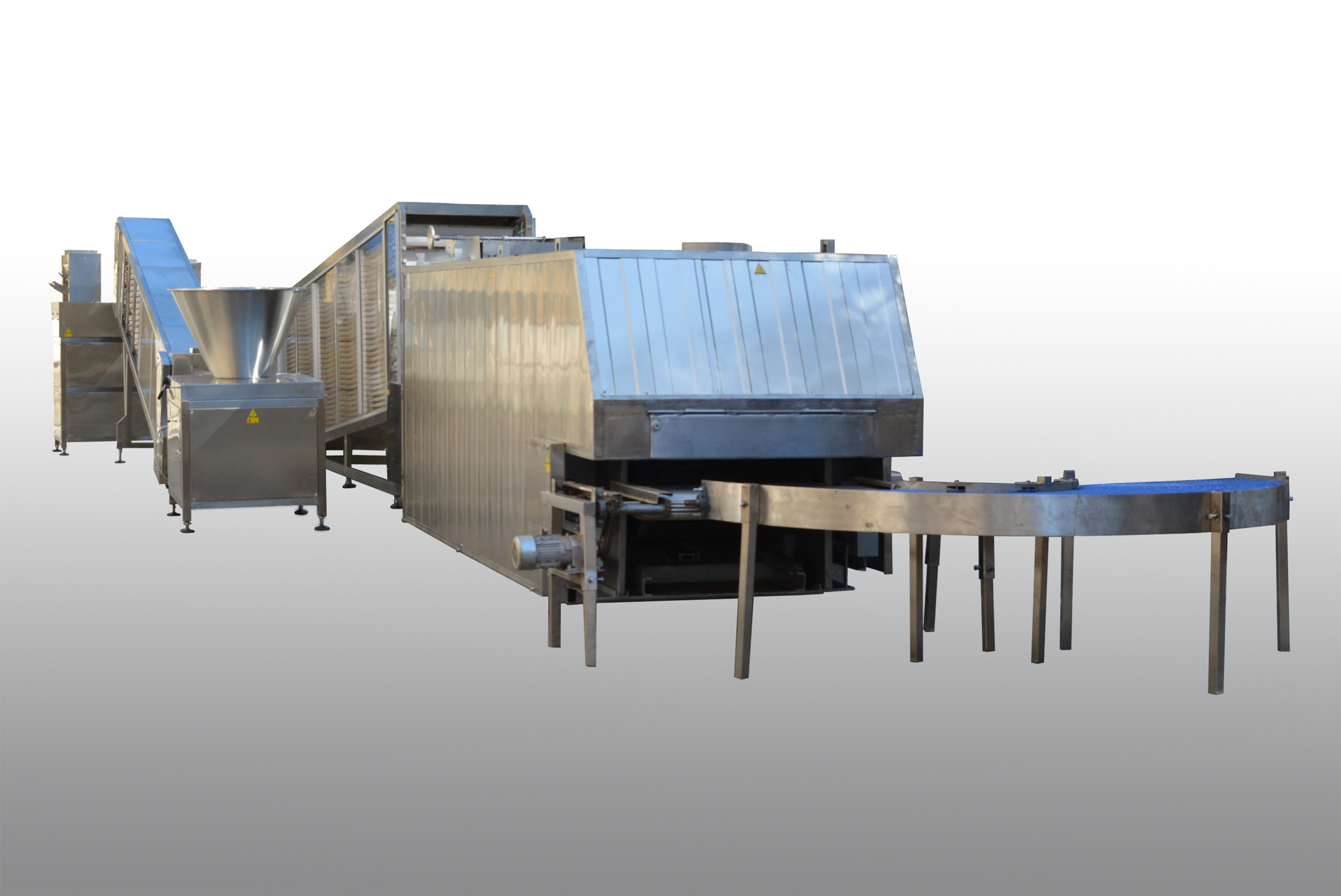 Automatic production line producing Lebanese Bread