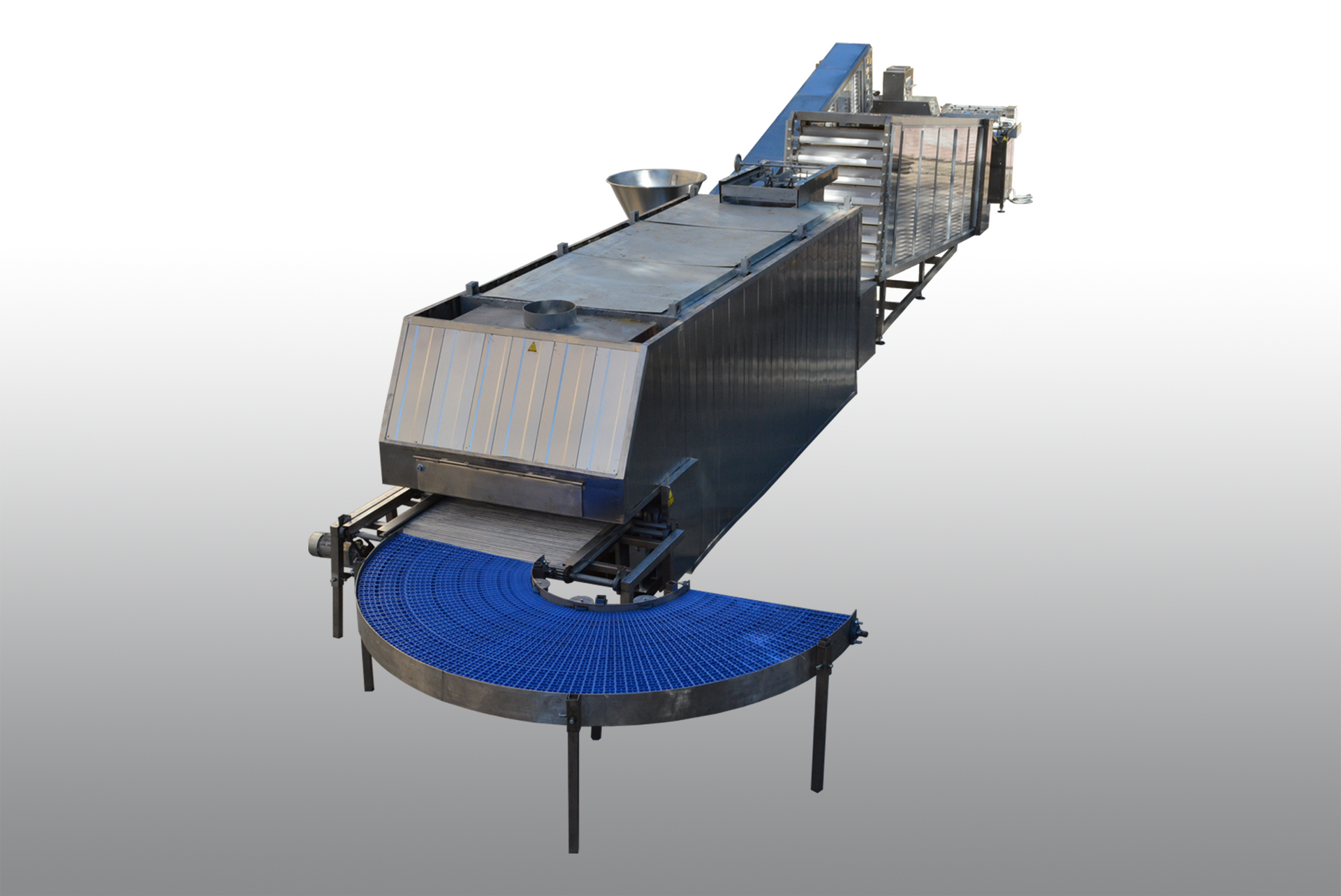 Automatic line producing Lebanese Bread