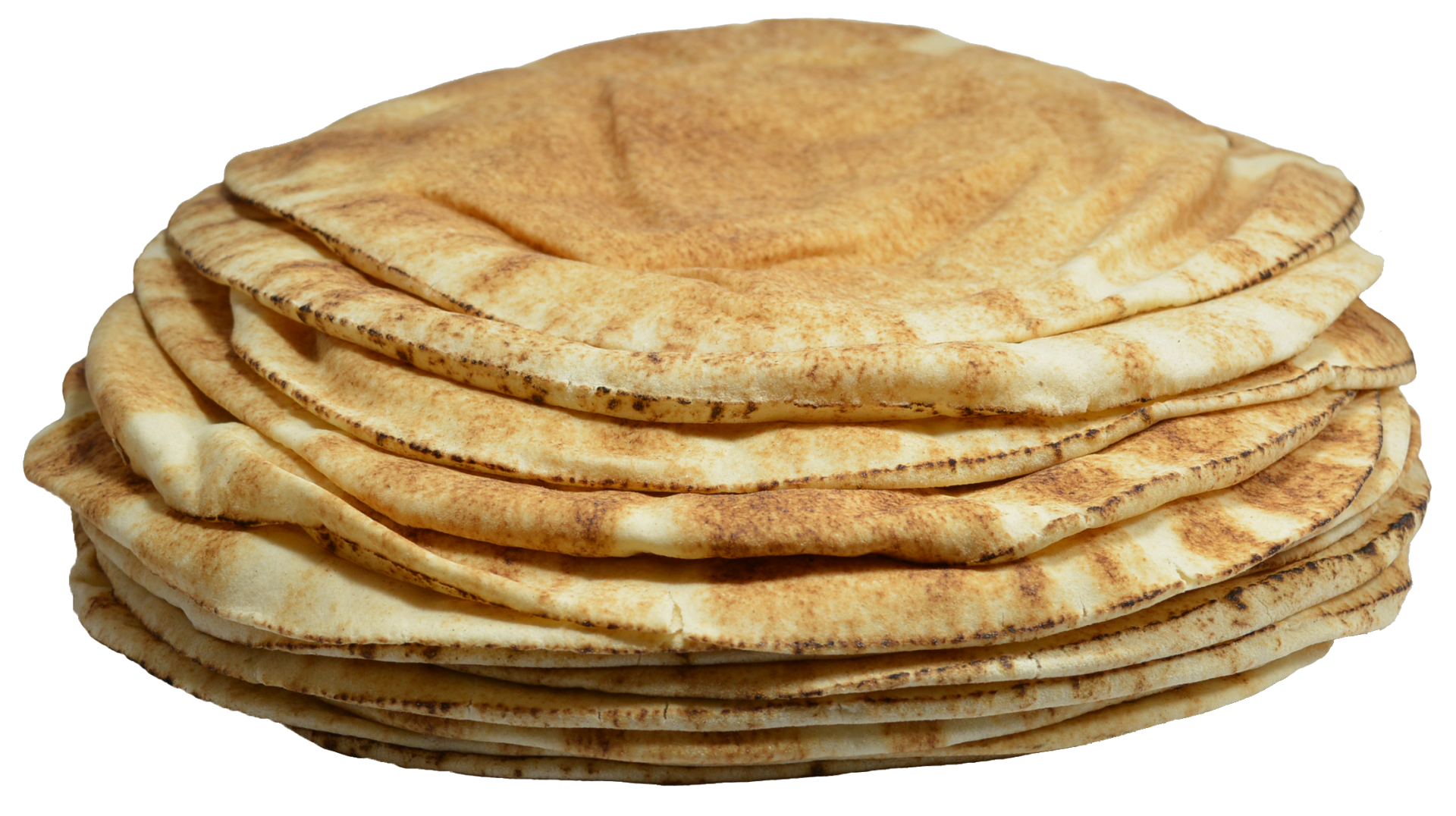 Pile of Arabic Pita/Lebanese Bread
