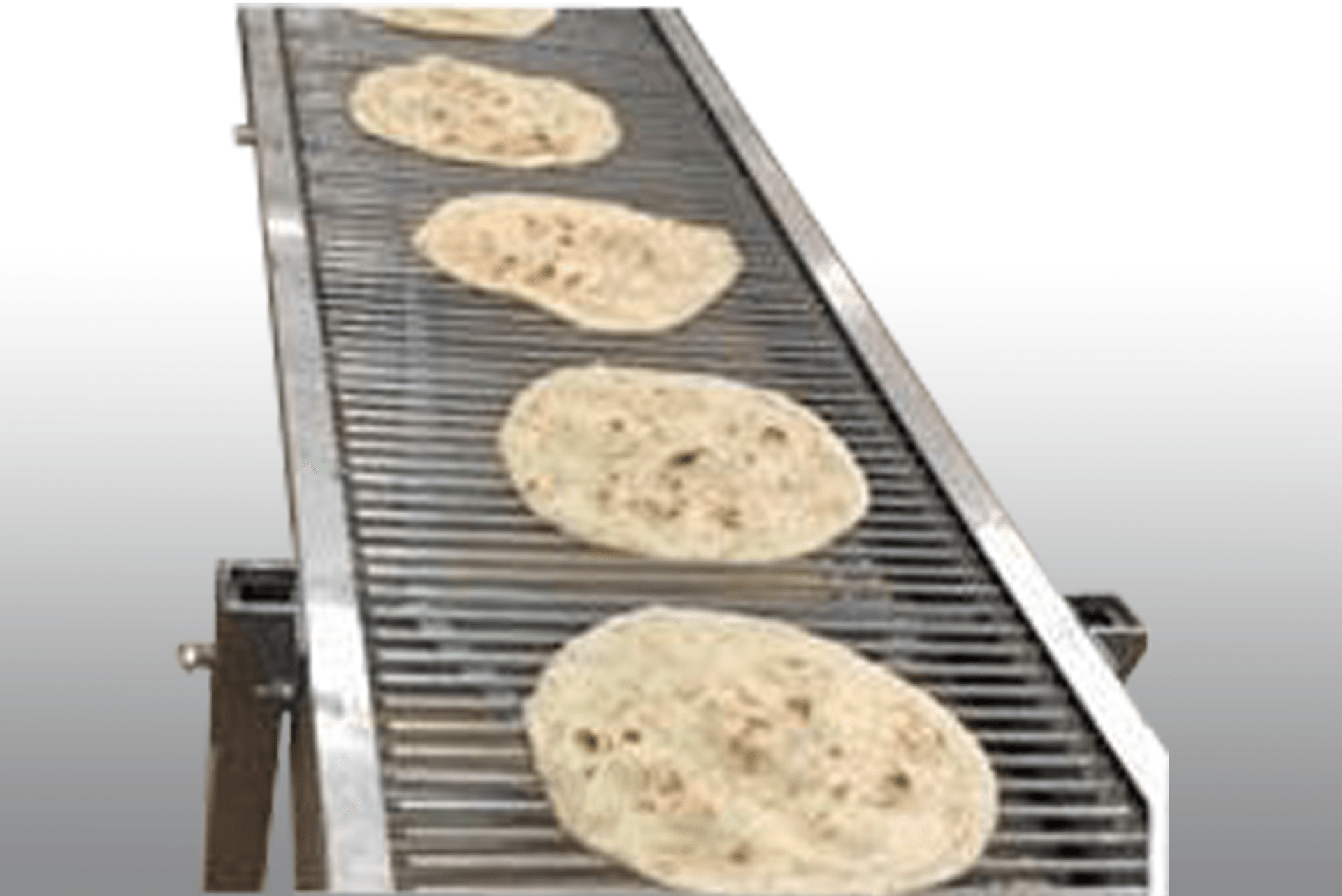 Industrial automatic machine line producing Tannour Bread