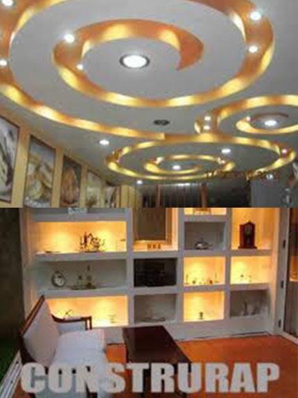 PLAFONES Y ACABADOS DECORATIVOS - Techos falsos