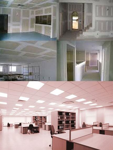 PLAFONES Y ACABADOS DECORATIVOS - Muros de tablaroca