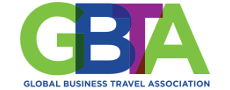 The logo for the global business travel association