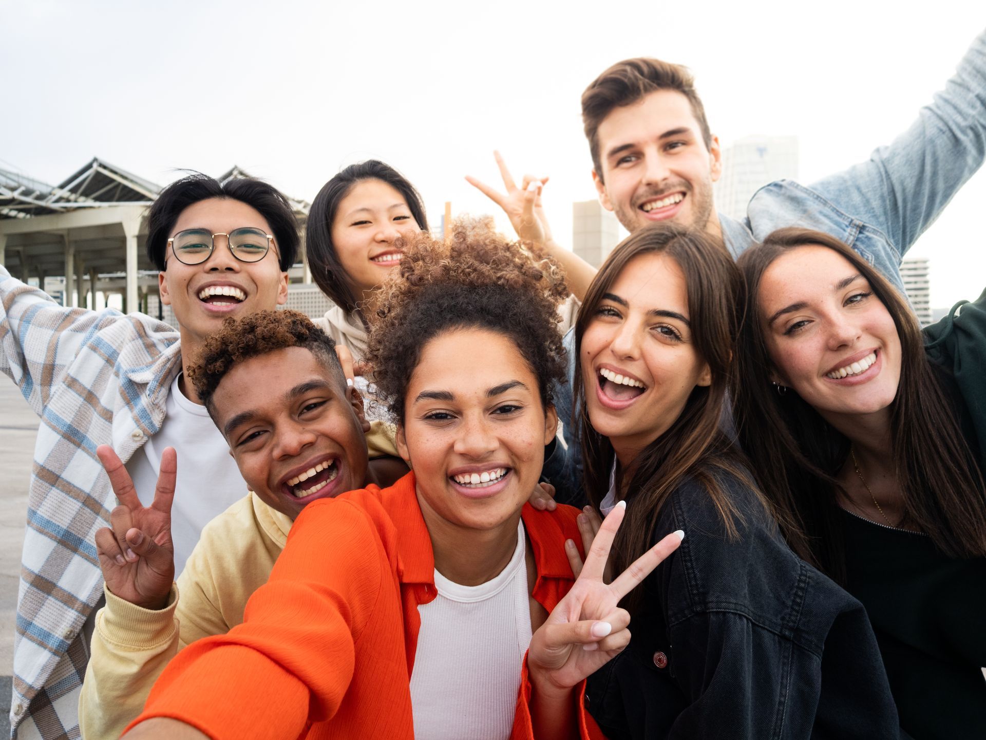 Group portrait of Gen Z