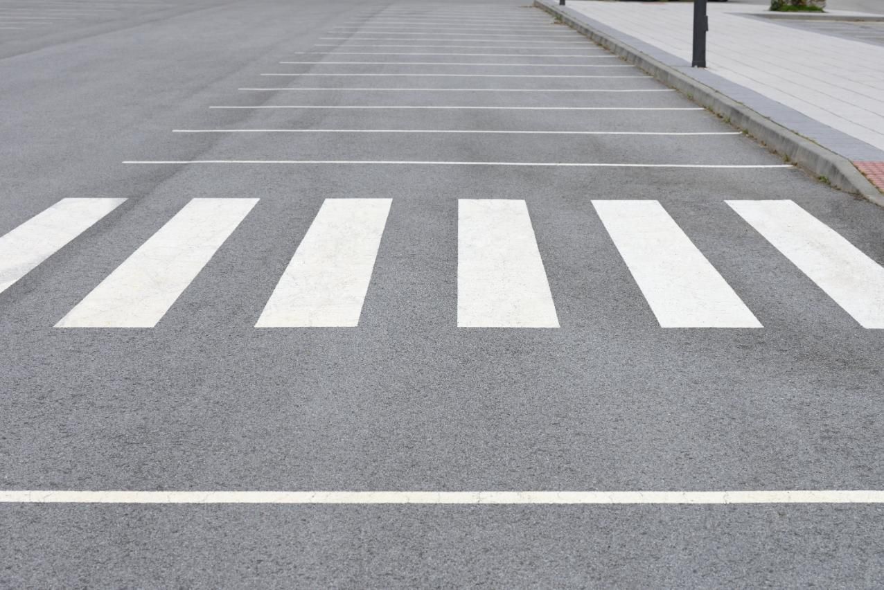 A Crosswalk is Painted on the Side of a Parking Lot — North Coast Line Marking in Ballina, NSW