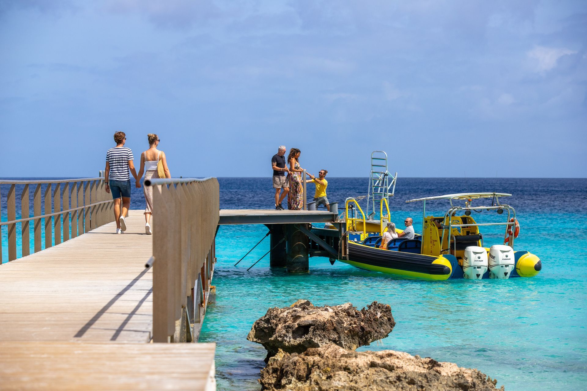 Water Taxi - klein Bonaire - Bonaire - Delfins beach resort Bonaire