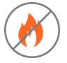 There is no fire in the circle.