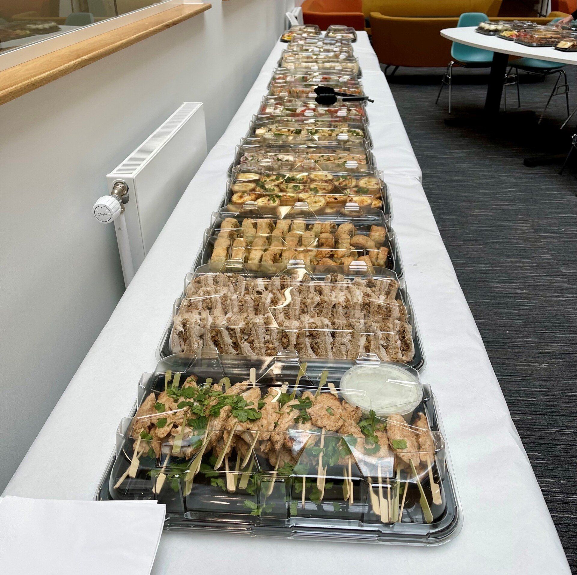 Corporate buffet for Swansea University