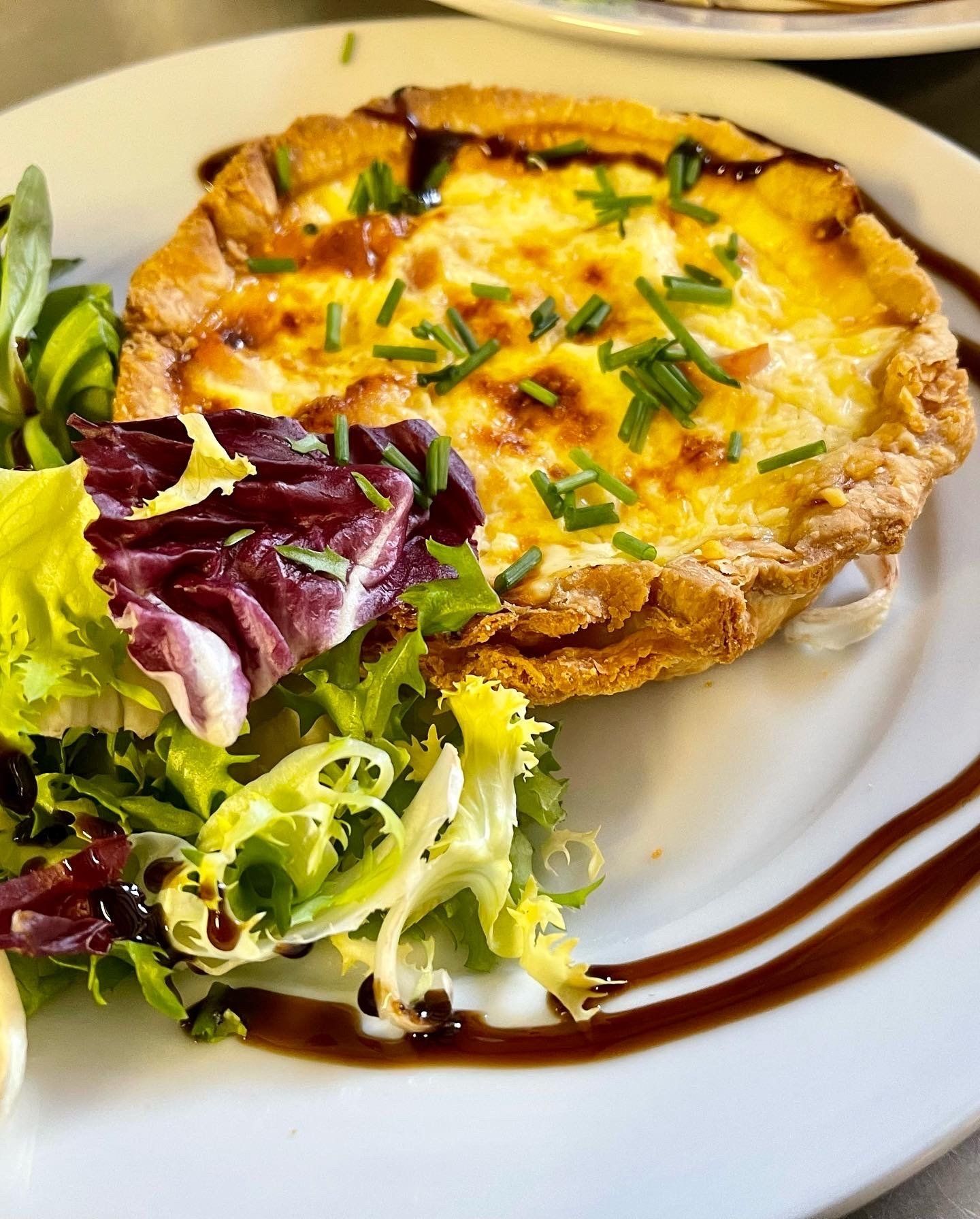 bacon and cheese tart