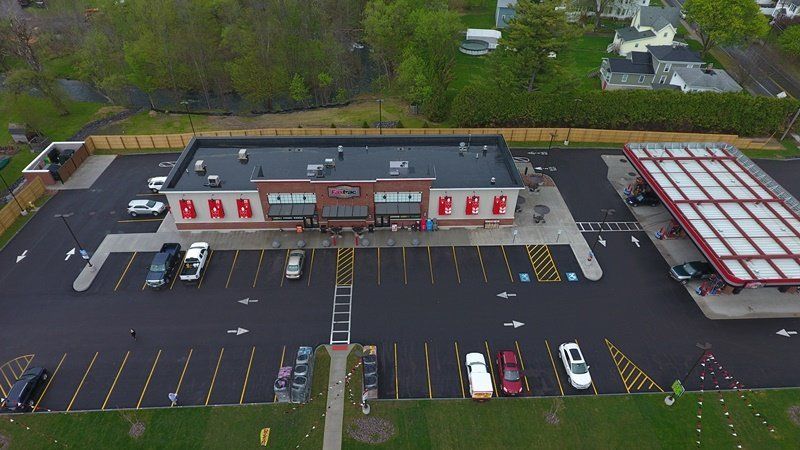 Fastrac Cafe Aerial View — Syracuse, NY — Napierala Consulting