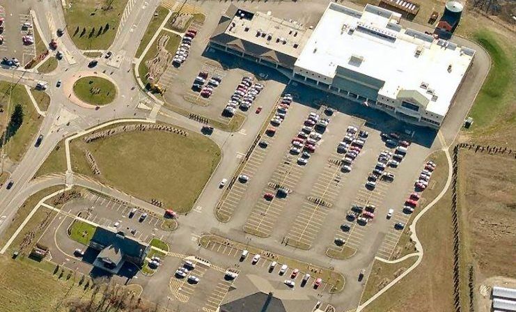 Retail Plaza Aerial View — Syracuse, NY — Napierala Consulting