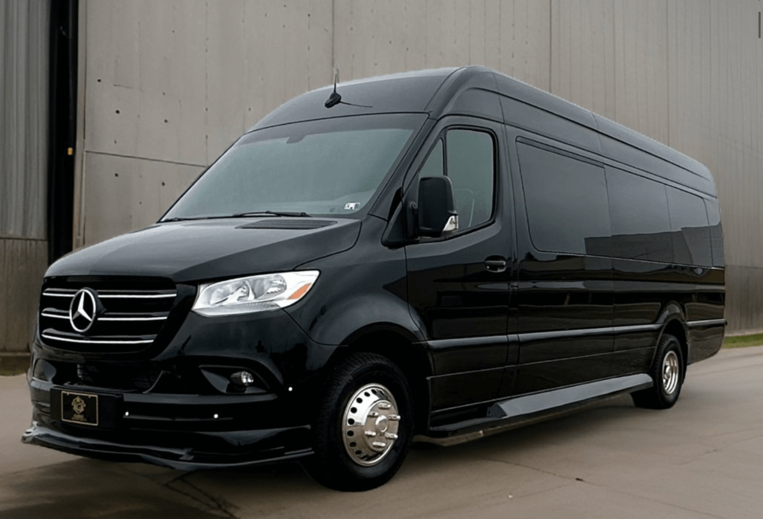sprinter limo with restroom rental fresno