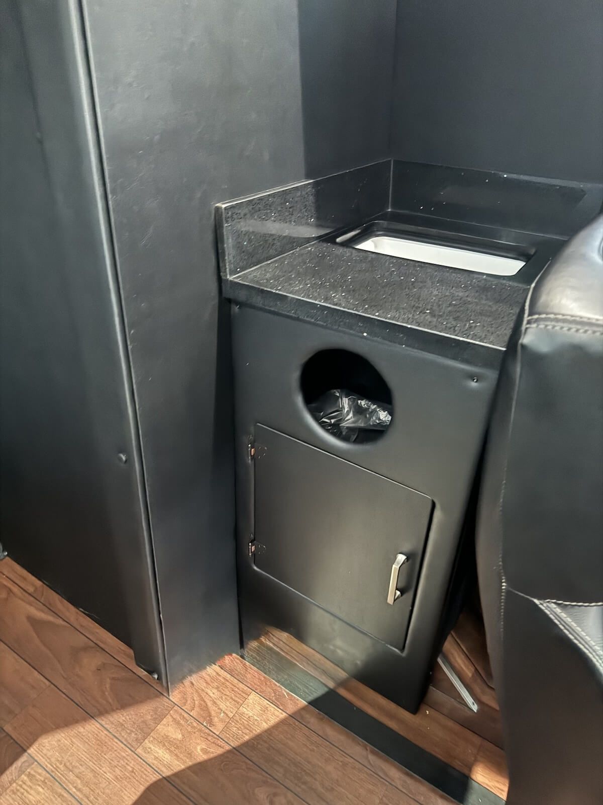 luxury shuttle bus with restroom and bar chula vista