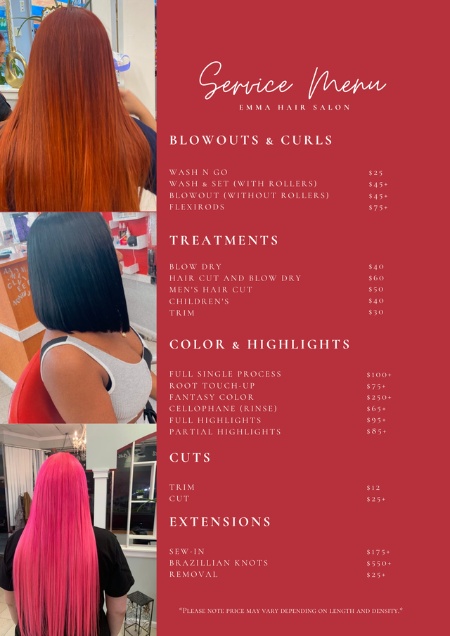 Haircut, Haircare, and Hair Salon Services