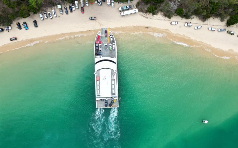 4WD tracks on Moreton Island