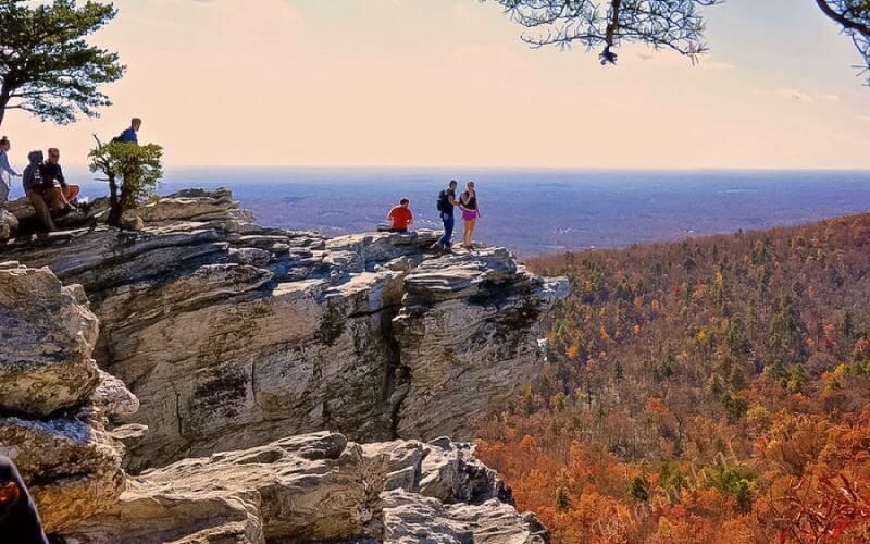 Hanging rock