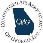 The logo for the conditioned air association of georgia inc.