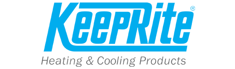 The logo for keeprite heating and cooling products