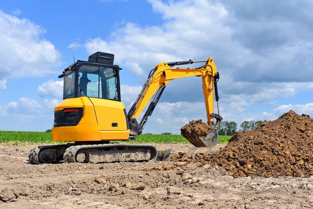 Excavator Performs Excavation Work — Excavation in Nambucca Heads, NSW