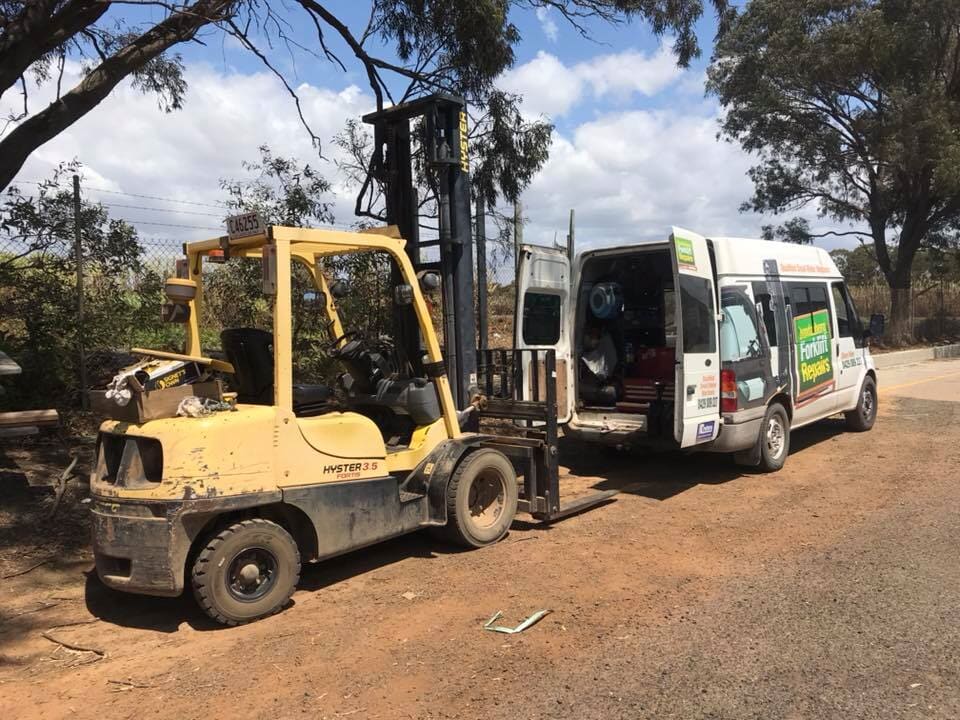 Forklift Transport — Forklift Repairs in Bundaberg, QLD