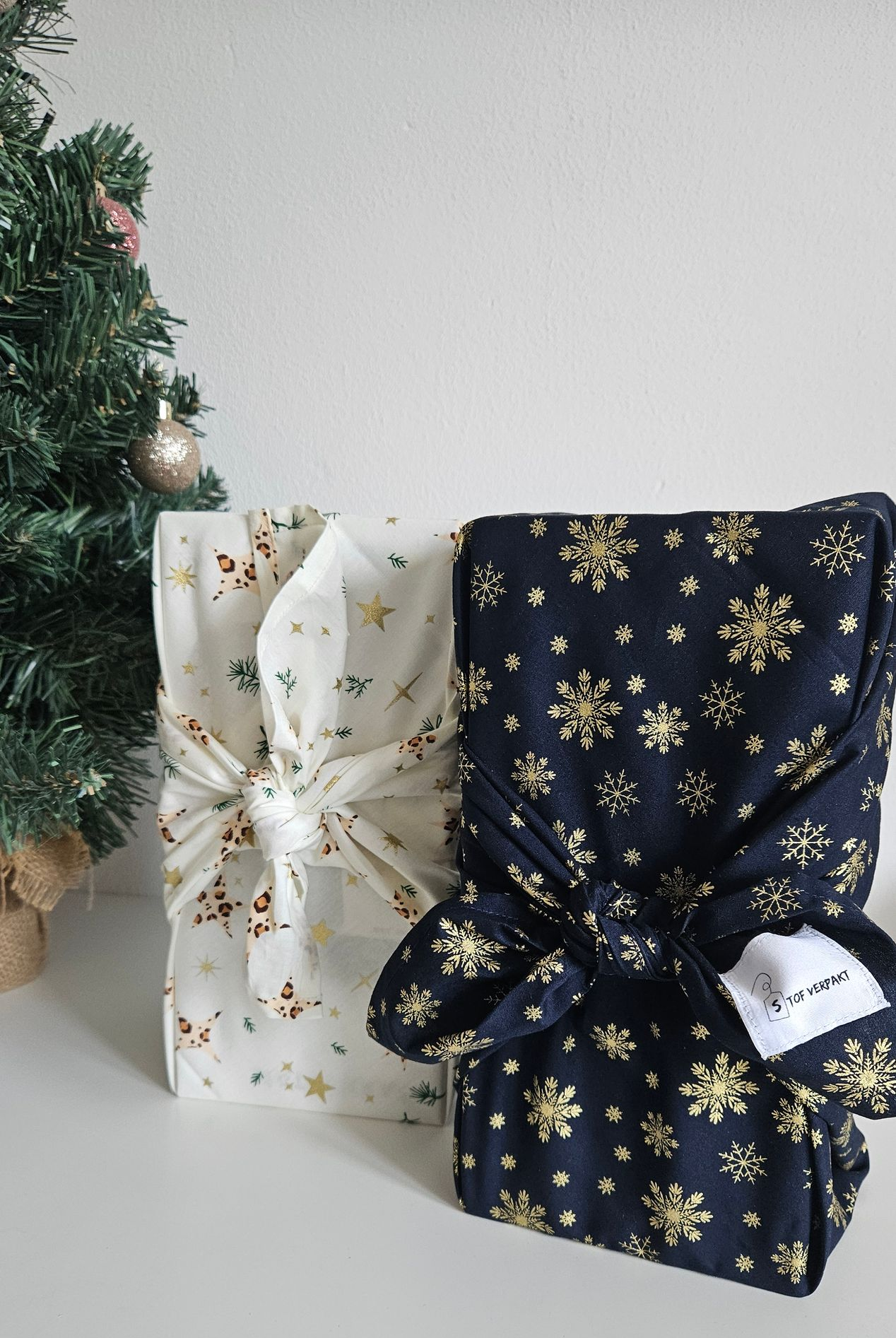 Inpakstoffen voor de Kerst