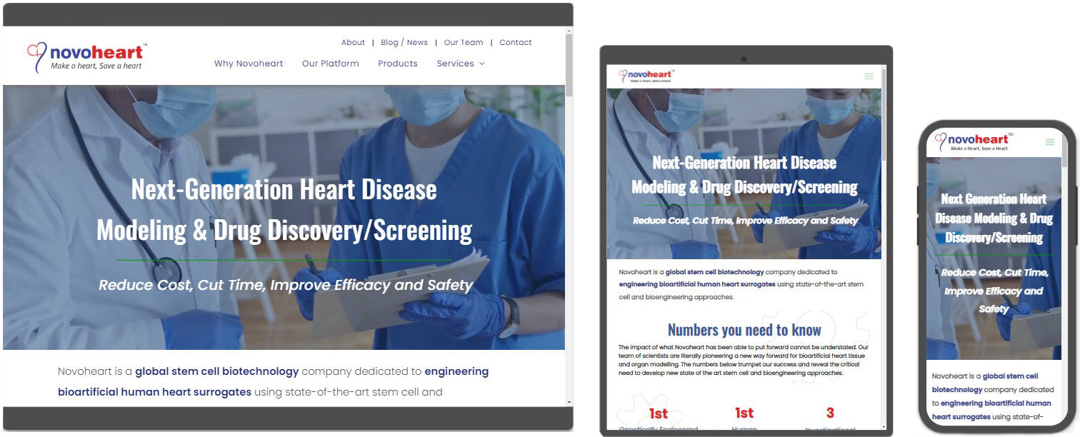 Drug discovery website design