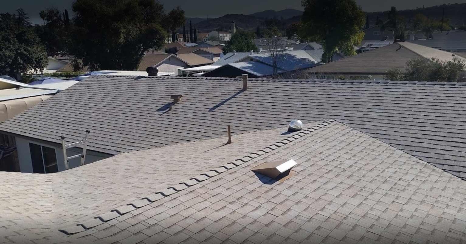 Affordable Roofing Services In San Diego — Huge Roof Getting Fixed in Lakeside, CA