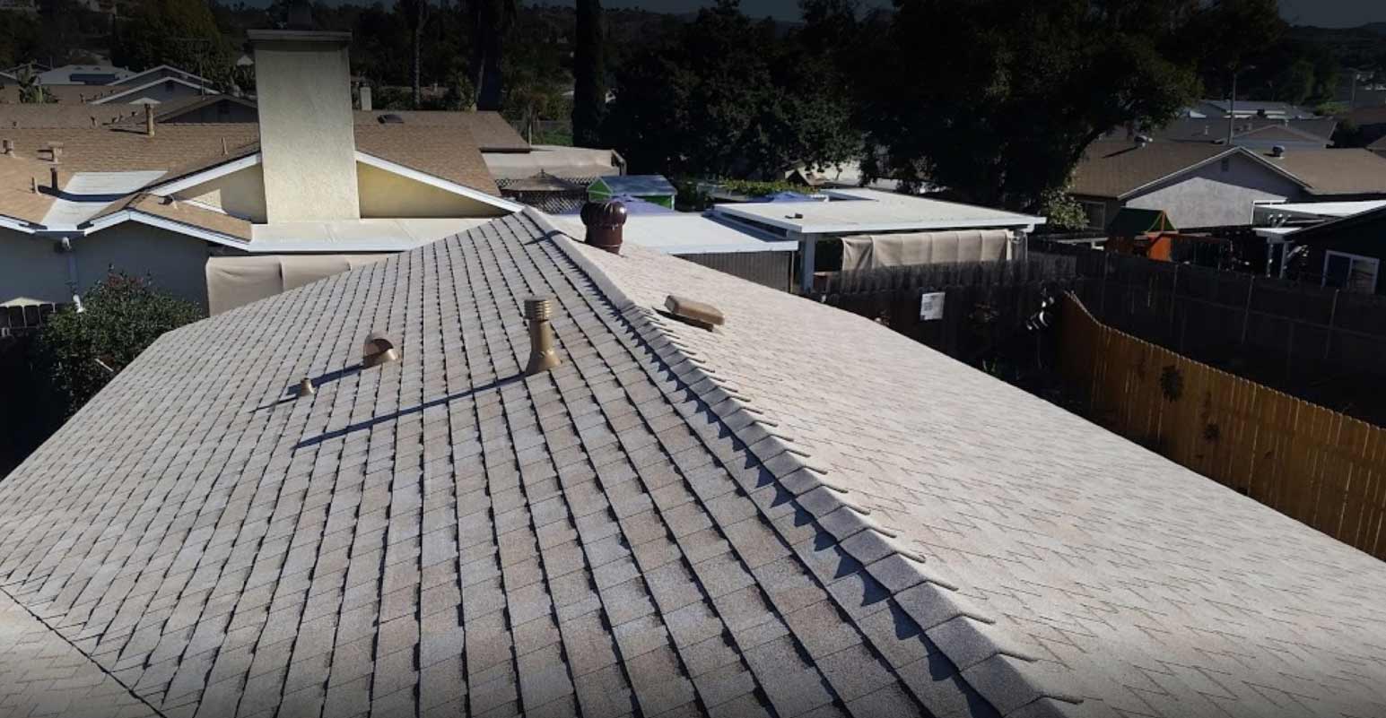 Residential Roof Contractors — Residential House After Roofing Installation in Lakeside, CA