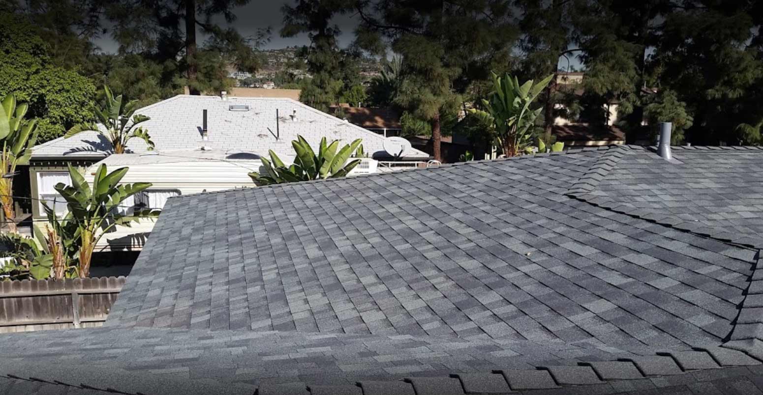 Roof Installation for Properties — View Of Newly Installed Roof in Lakeside, CA