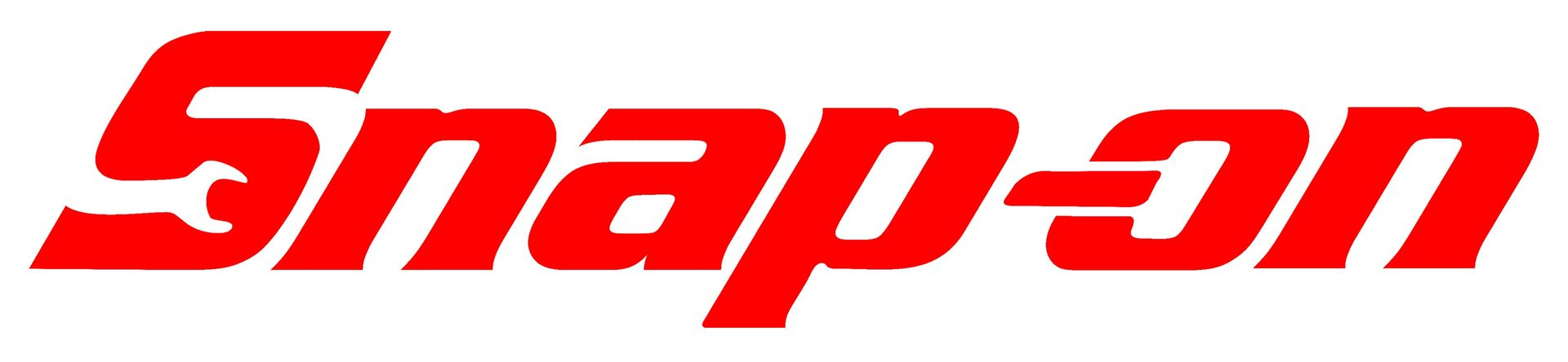 Red Snap-on logo on a white background