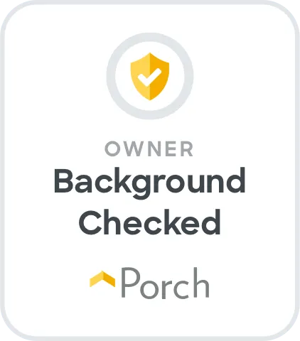 Porch Owner Background Checked