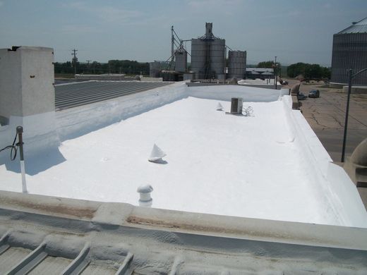 Repaired Roof Of A Building — Lincoln, NE — A & M Contractors, Inc.