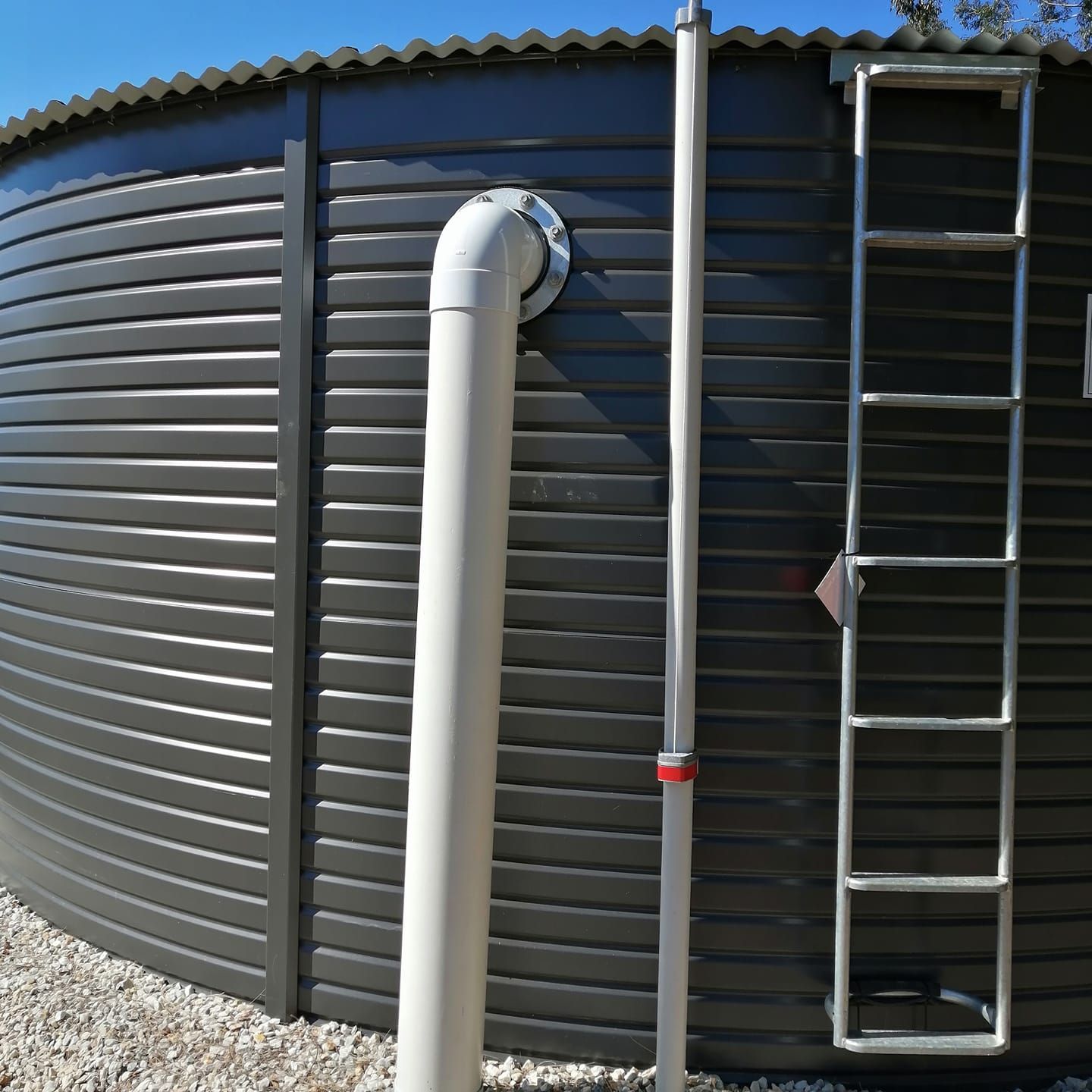 Big Water Tank With A Ladder — Water Please In Ballina, NSW