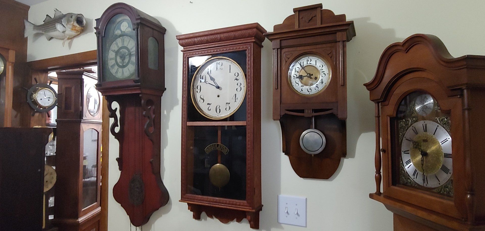 Wall Clocks — Charleston, SC — Captain Mikes Clock Shop