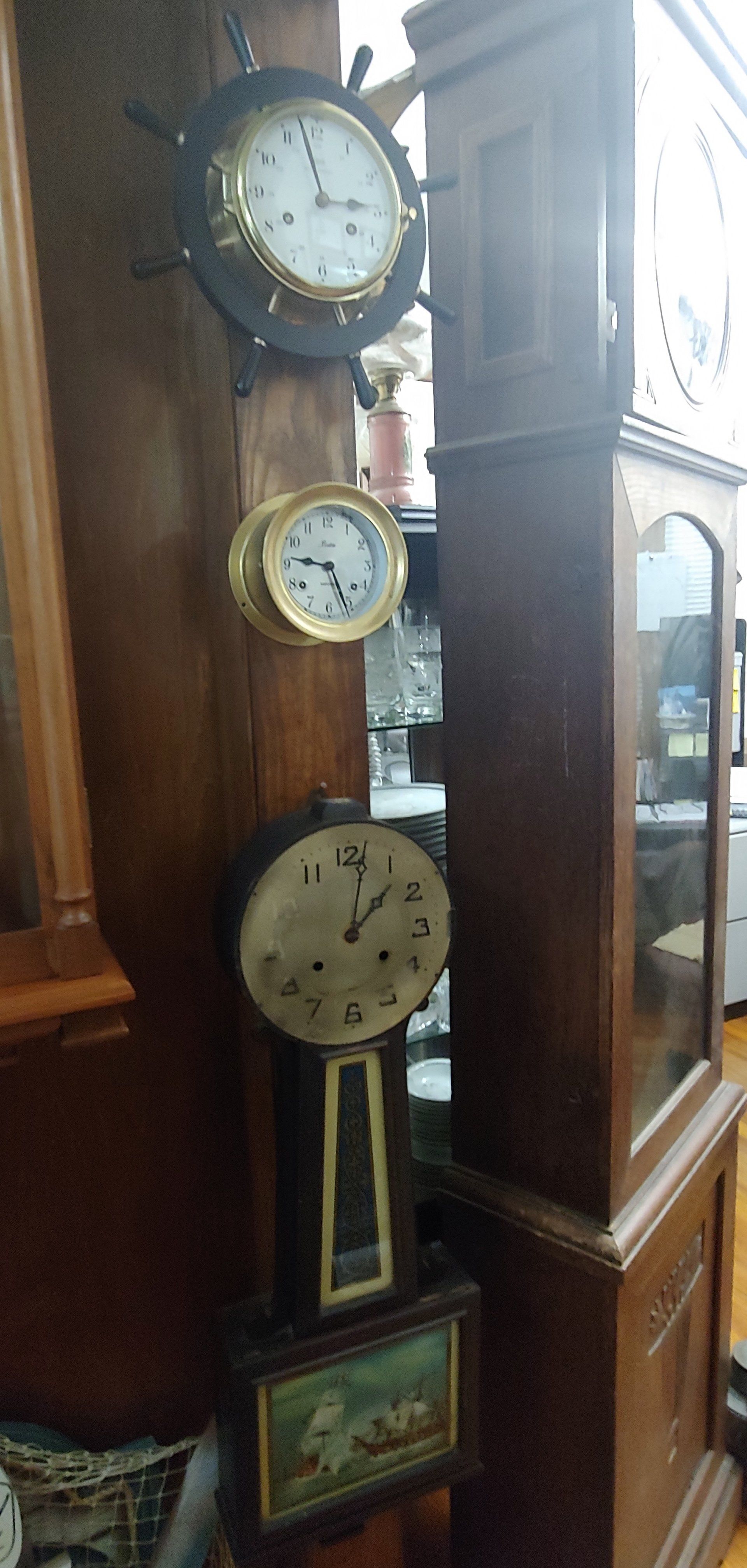 Rounded Clock Design — Charleston, SC — Captain Mikes Clock Shop