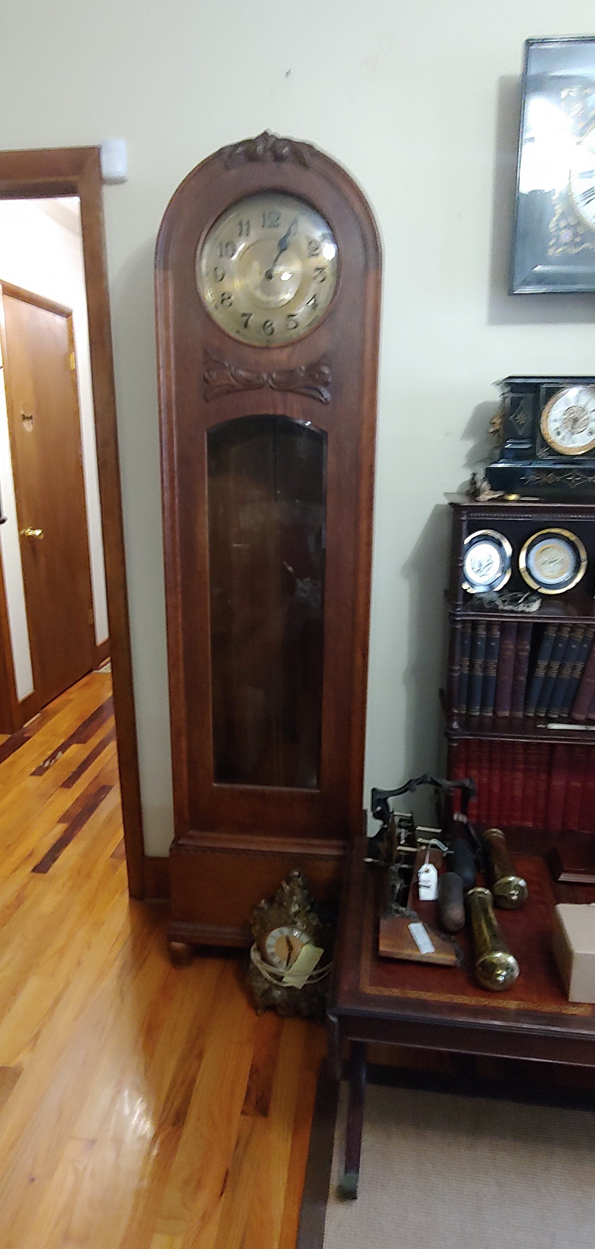 Simple Grandfather Clock Design — Charleston, SC — Captain Mikes Clock Shop