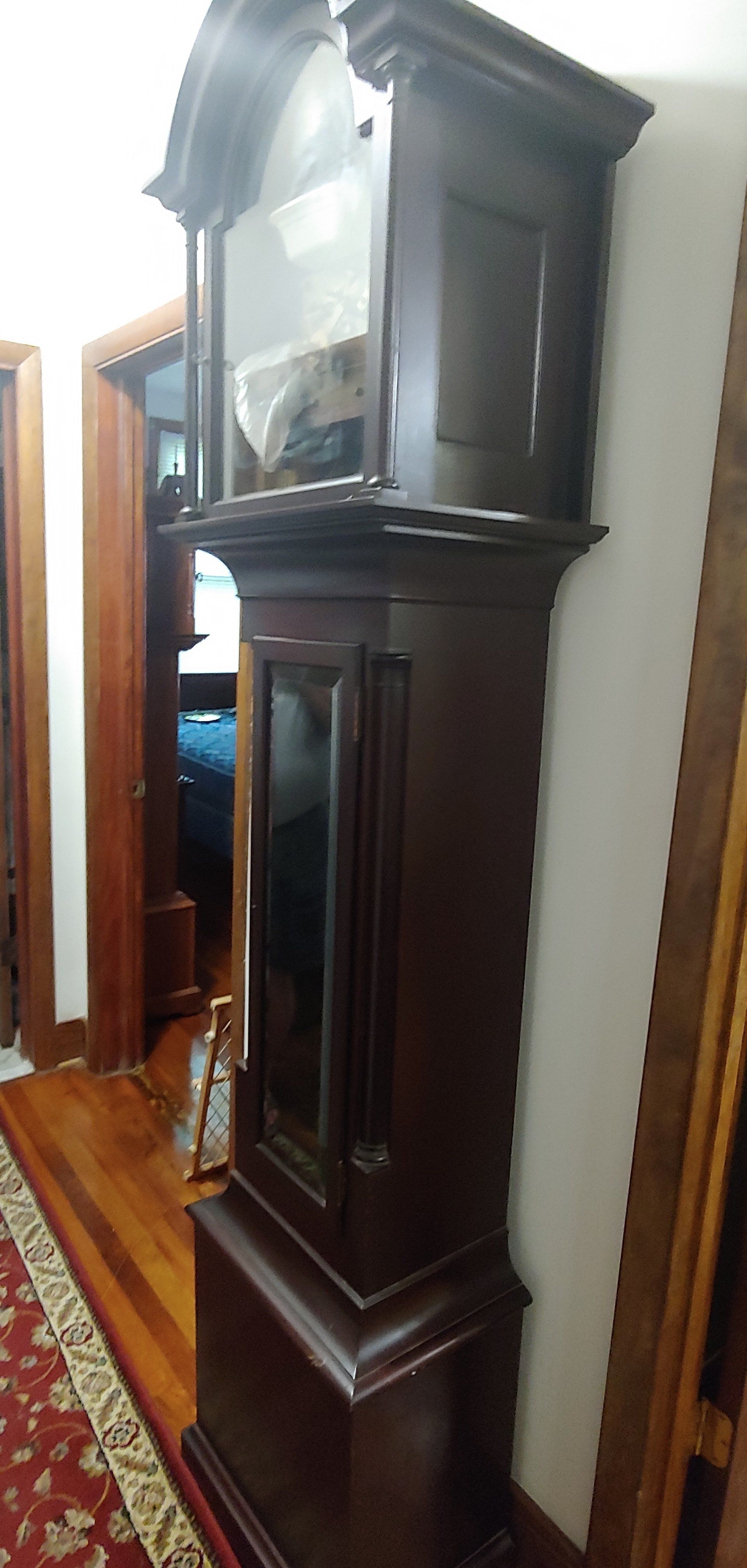 Brown Grandfather Clock — Charleston, SC — Captain Mikes Clock Shop