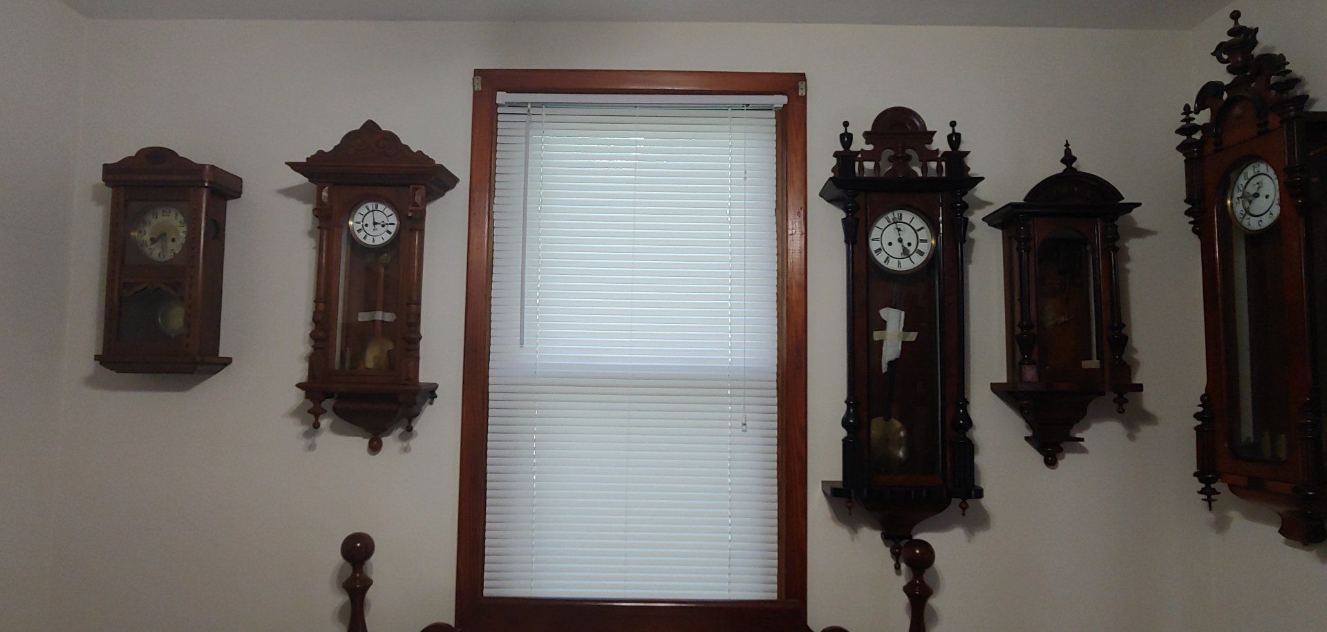 Five Clocks Hang On The Wall — Charleston, SC — Captain Mikes Clock Shop