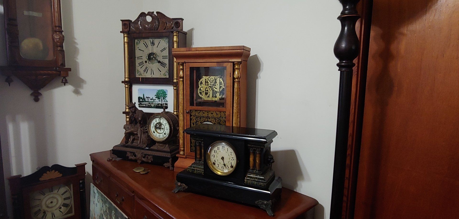 Antique Clock On The Top Of The Cabinet — Charleston, SC — Captain Mikes Clock Shop