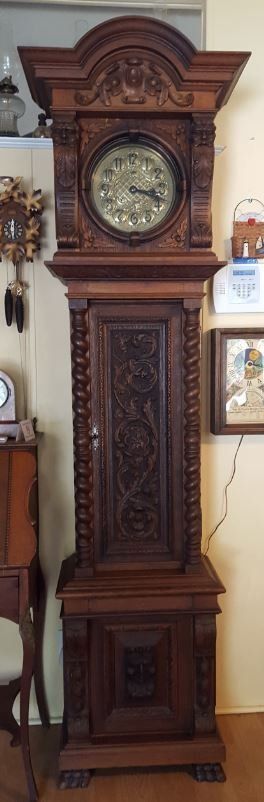 Grandfather Antique Clock Restoration — Charleston, SC — Captain Mikes Clock Shop