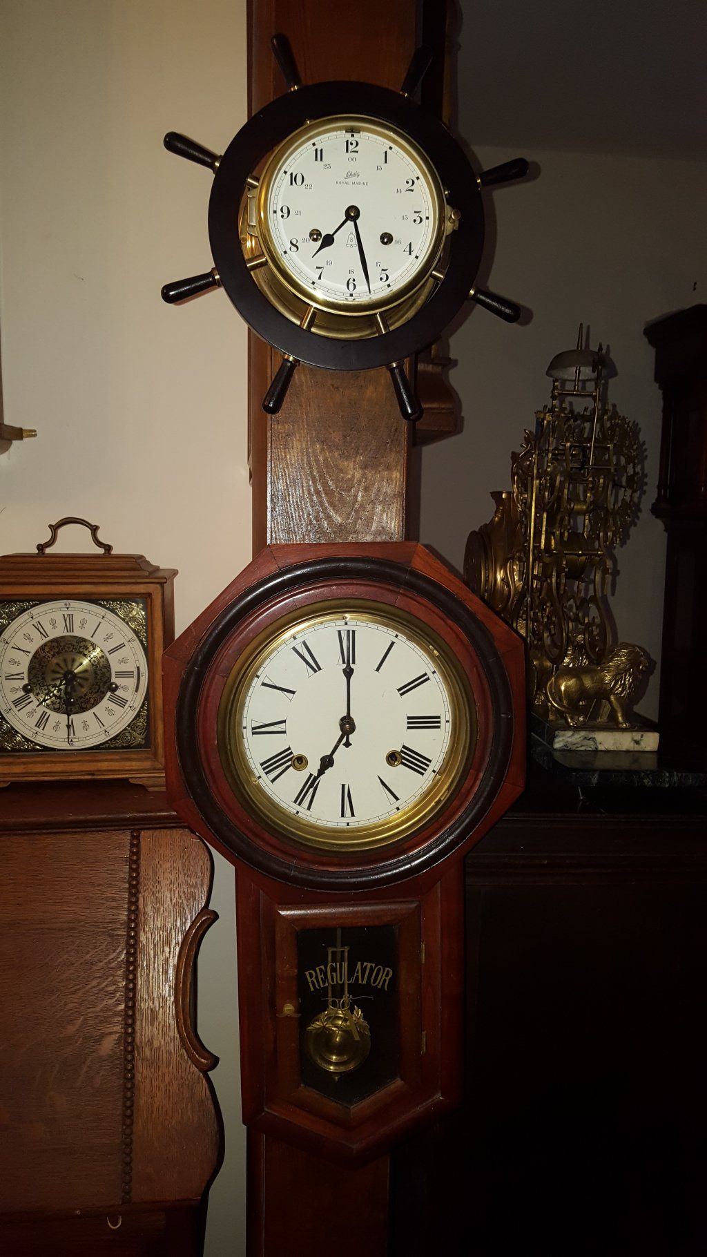 Modern  Wall Clock — Charleston, SC — Captain Mikes Clock Shop