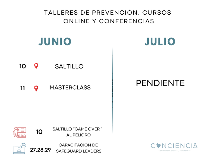 Masterclass Padres informados, niños seguros y Taller Mi semáforo