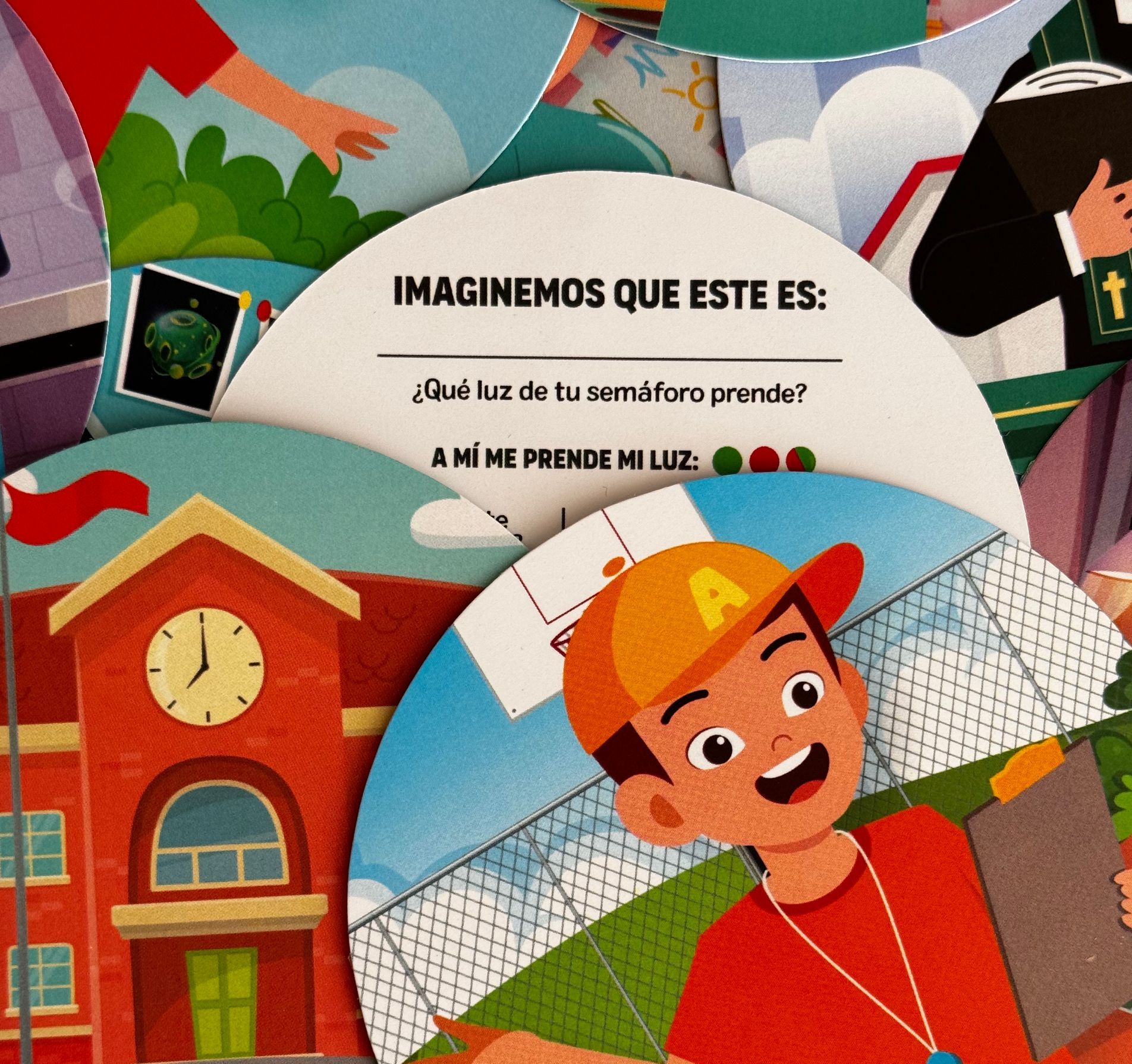 Tarjetas didácticas que nos permiten reconocer lugares, personas y situaciones que nos incomodan o nos confortan