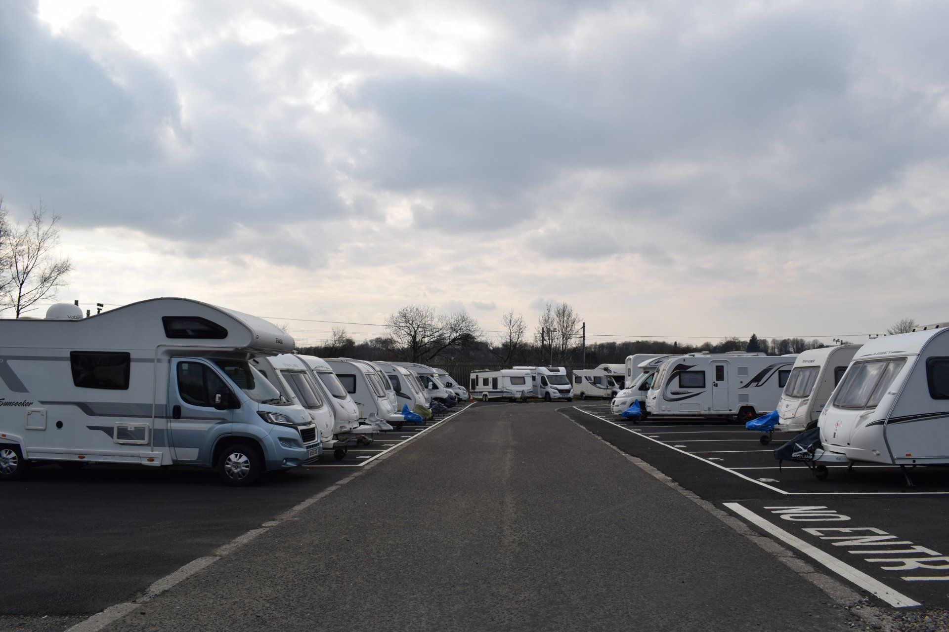 secure caravan storage site stirling
