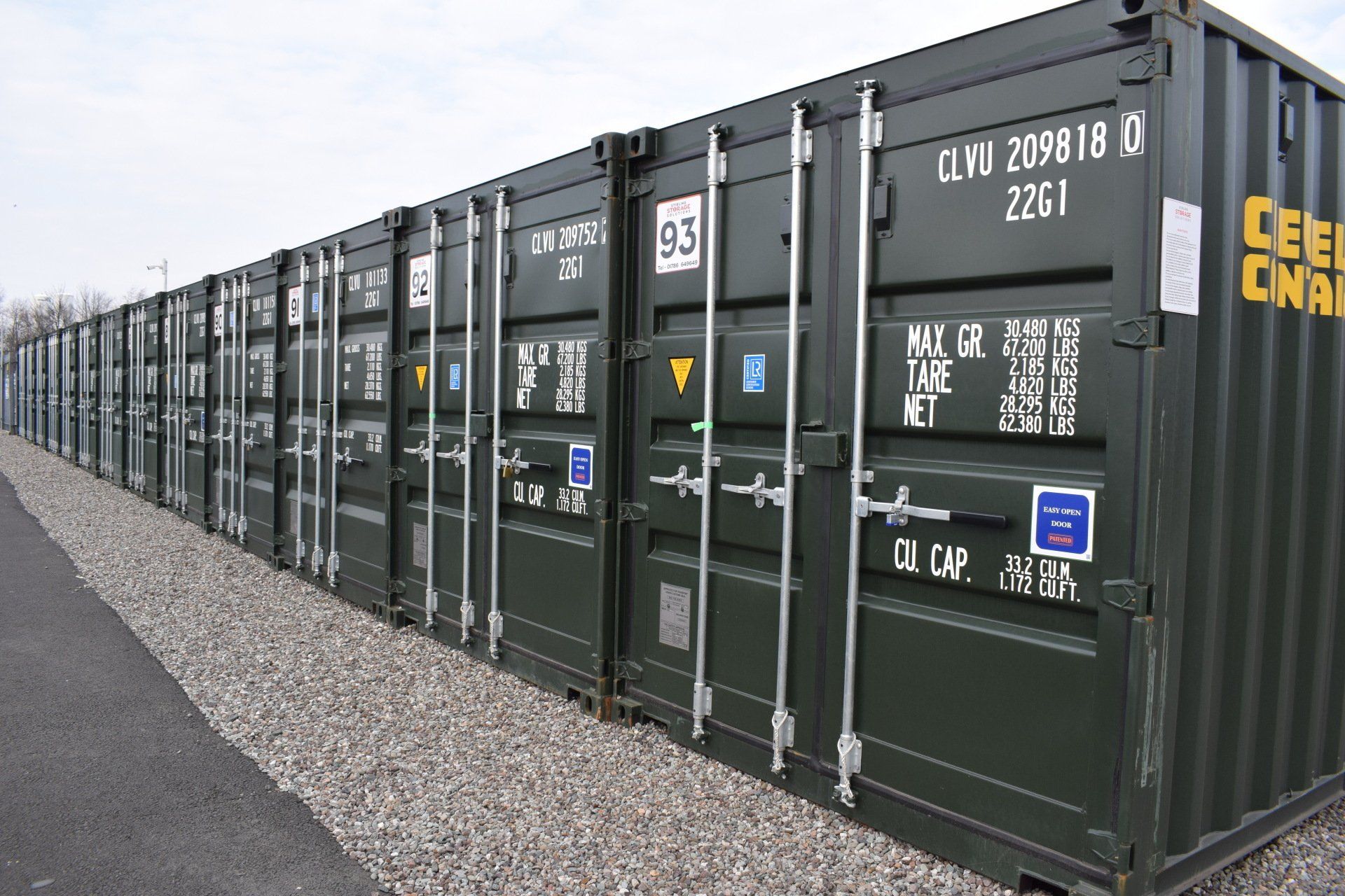 secure container storage