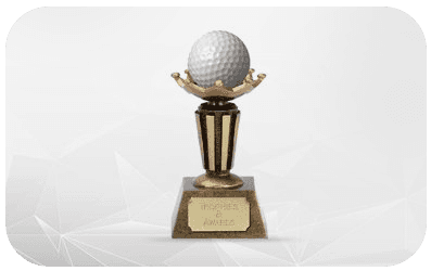 golf ball trophy