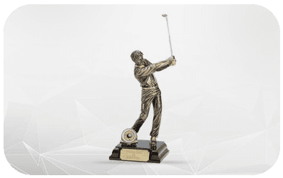golfer trophy